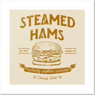 Steamed Hams, Skinny Burgers Posters and Art